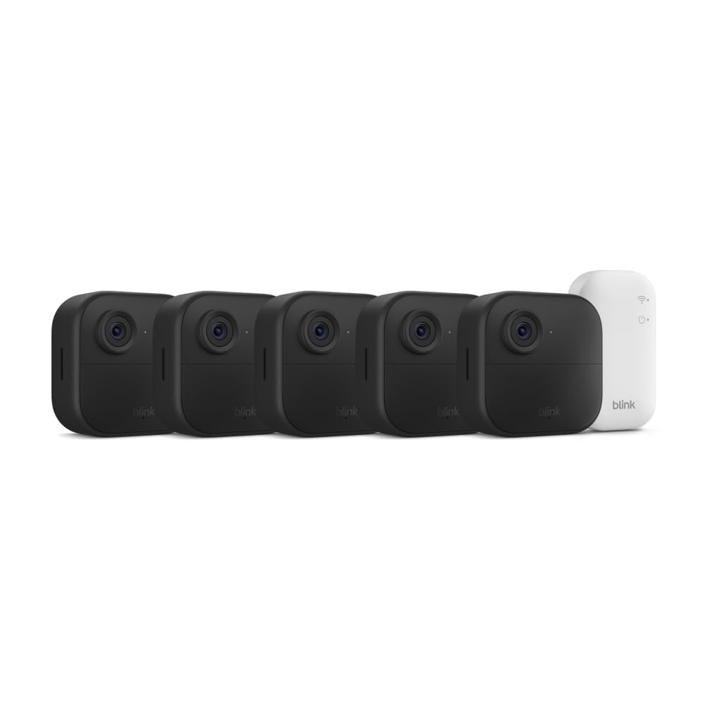 image:imageBlink Outdoor 4 1Year Plus plan Wireless smart security camera twoyear battery life 1080p HD day and infrared night live view Sync Module Core included 2 camera systemSave with Plus plan