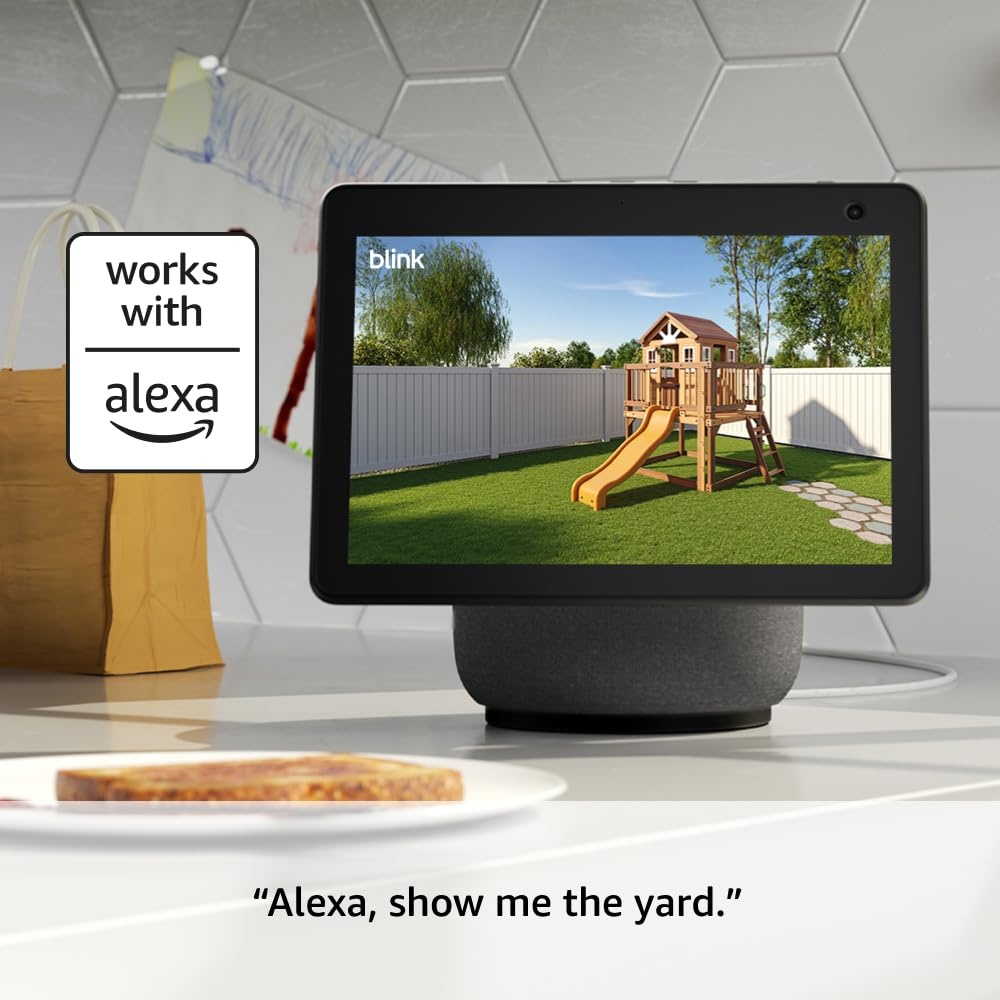 image:imageBlink Outdoor 4 1Year Plus plan Wireless smart security camera twoyear battery life 1080p HD day and infrared night live view Sync Module Core included 2 camera systemSave with Plus plan