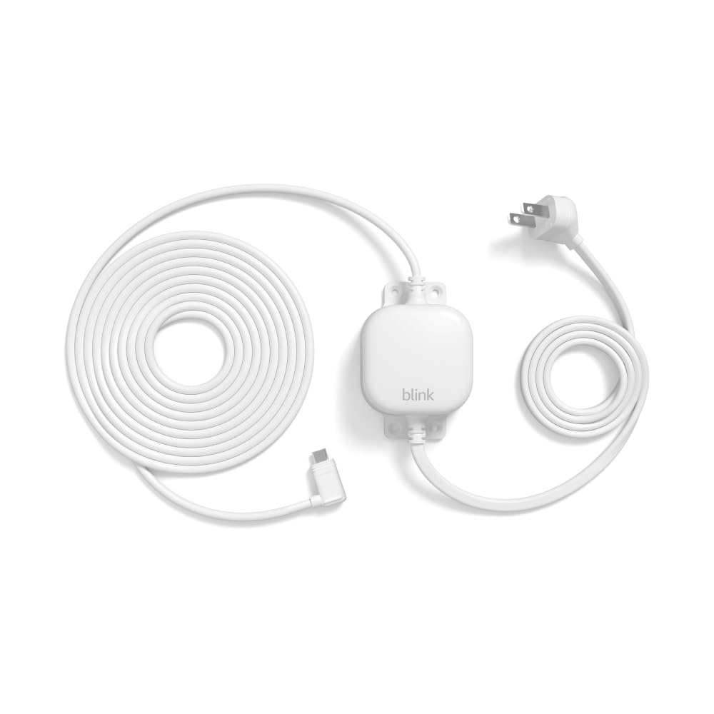 image:imageBlink Weather Resistant 13ft Power Adapter for Blink Mini 2 Mini 2K Outdoor 4 and Outdoor 2K WhiteWhite