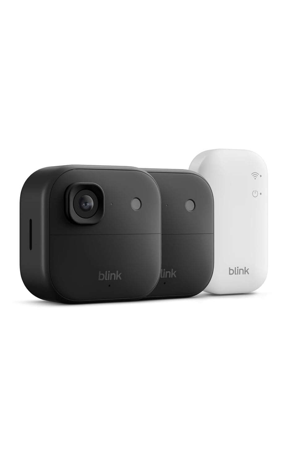 image:imageBlink Outdoor 2K newest model with 1Year Plus plan 2K video resolution Color Vision in low light and noise cancellation Sync Module included 2 camera system Black