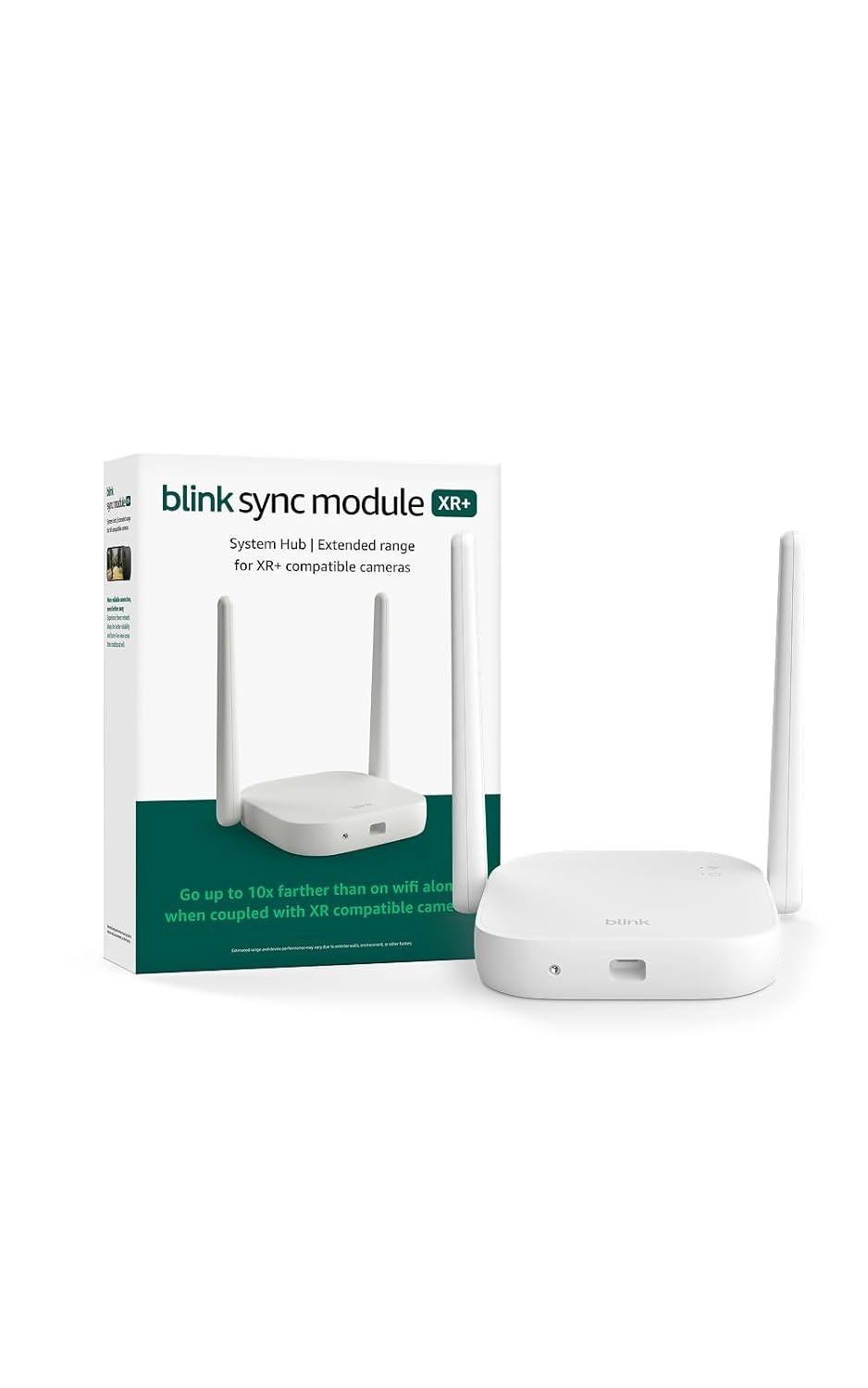 image:imageBlink Sync Module XR newest model System Hub for Blink devices with extended range for Outdoor 4 10x security coverage powered by Blinks proprietary XR technology