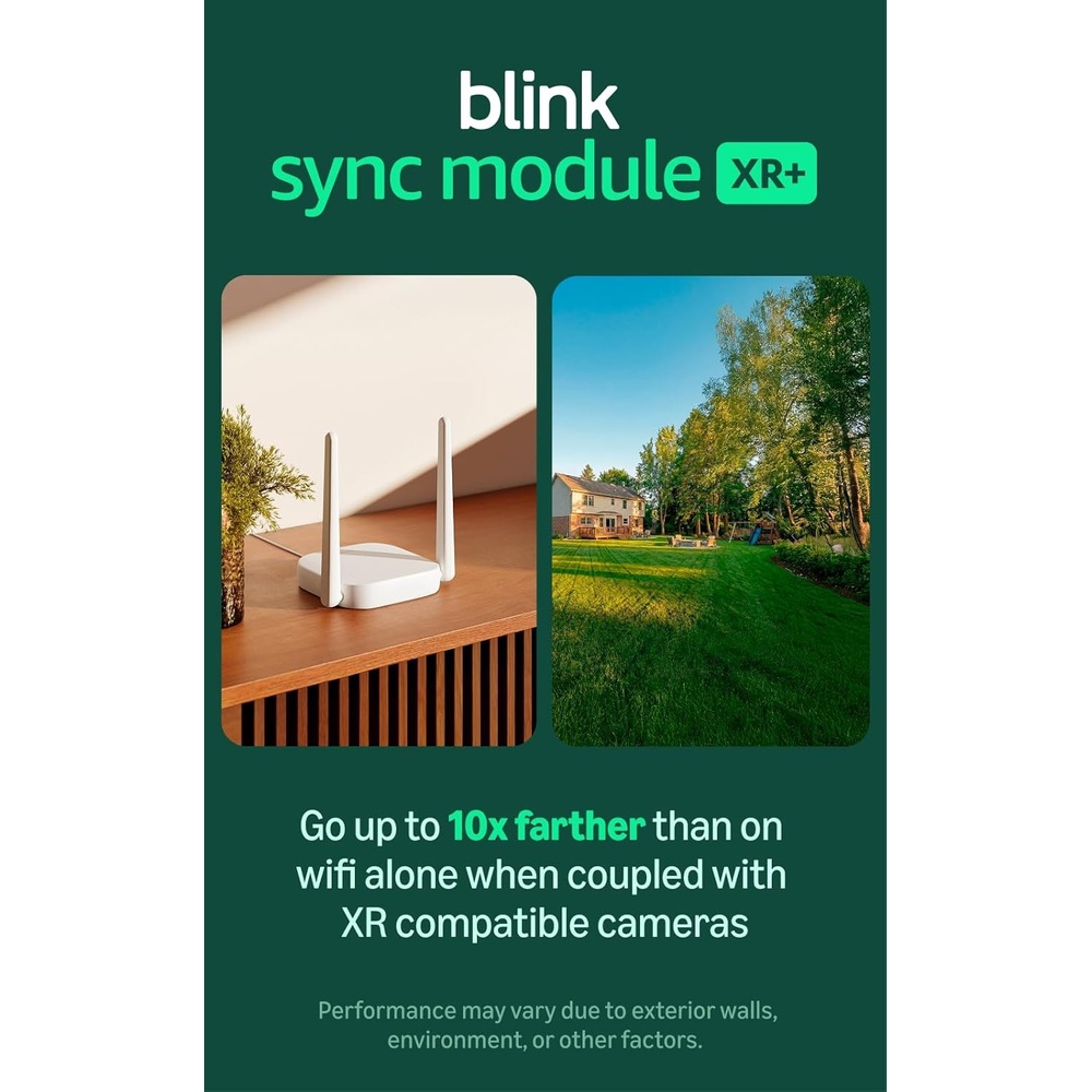 image:imageBlink Sync Module XR newest model  System Hub for Blink devices with extended range for Outdoor 4 10x security coverage powered by Blinks proprietary XR technology