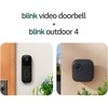 image:imageBlink Video Doorbell  Outdoor 4  Wireless smart security cameras headtotoe HD view twoyear battery life Sync Module Core included  2 camera system  Video Doorbell